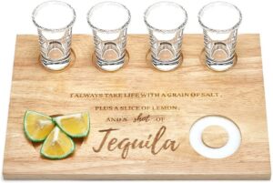 Tabla tequilera rectangular